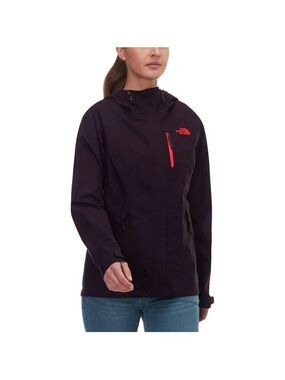 The North Face Women's Black Jacket with Red Accents